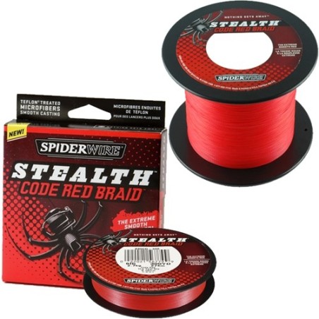 Spiderwire Stealth Code Red (al metro + Offerta Quantità)