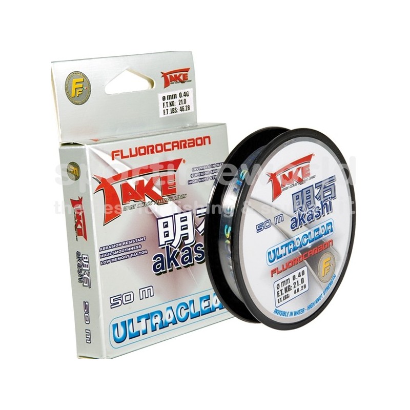 Fluorocarbon Lineaeffe AKASHI ULTRACLEAR 50 mt