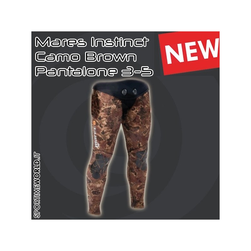 Pantalone Apnea Mares Instinct Camo Brown