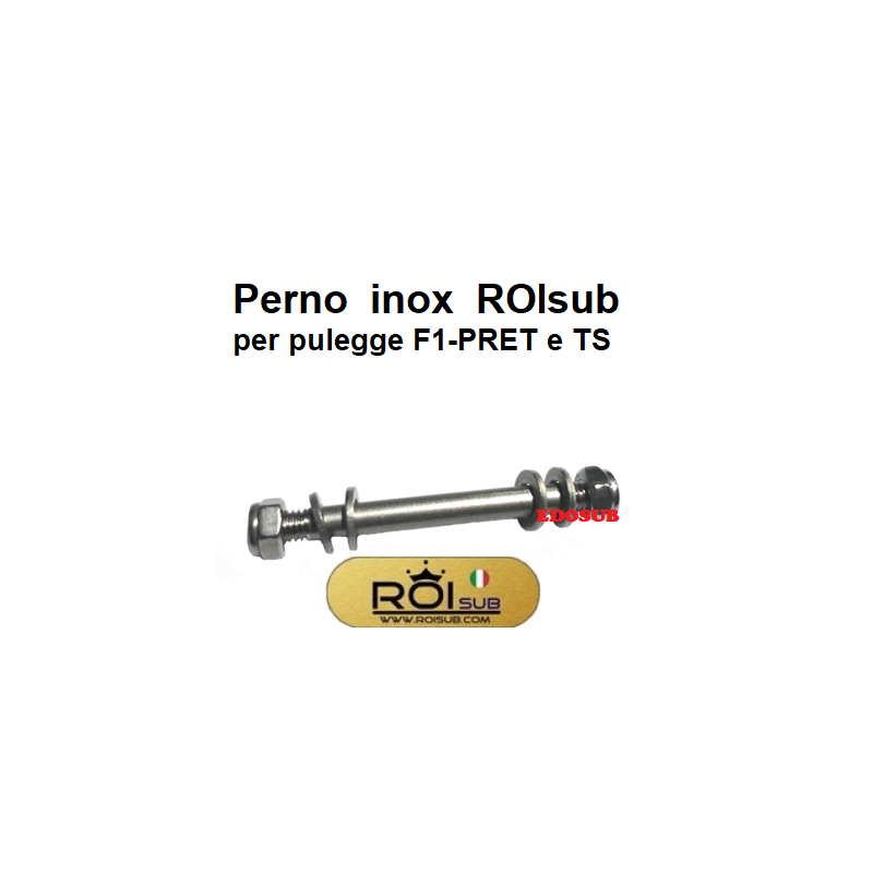 Perno Inox Per Pulegge ROIsub diam. 6mm