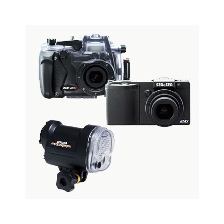Fotocamera Sea&Sea DX - 2G + Set Custodia + Set Flash YS - 01
